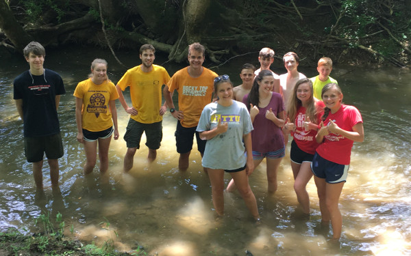 Retreat 2018 - Cooling Off in the Creek